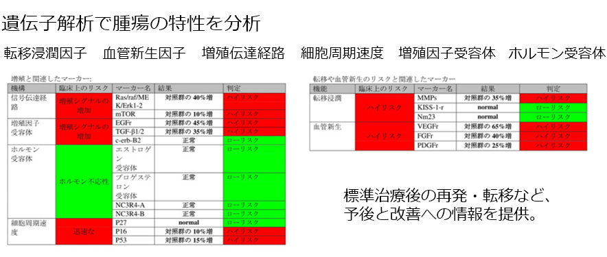 CTC（循環腫瘍細胞）、遺伝子解析